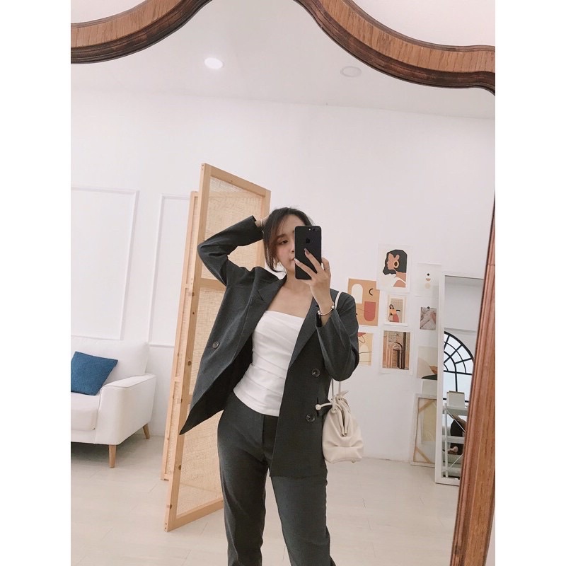 Set blazer và quần baggy