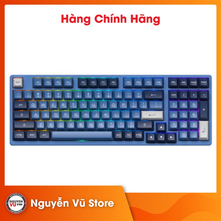 Bàn phím cơ không dây Akko 3098B Multi-Modes Ocean Star  - Hàng chính hãng