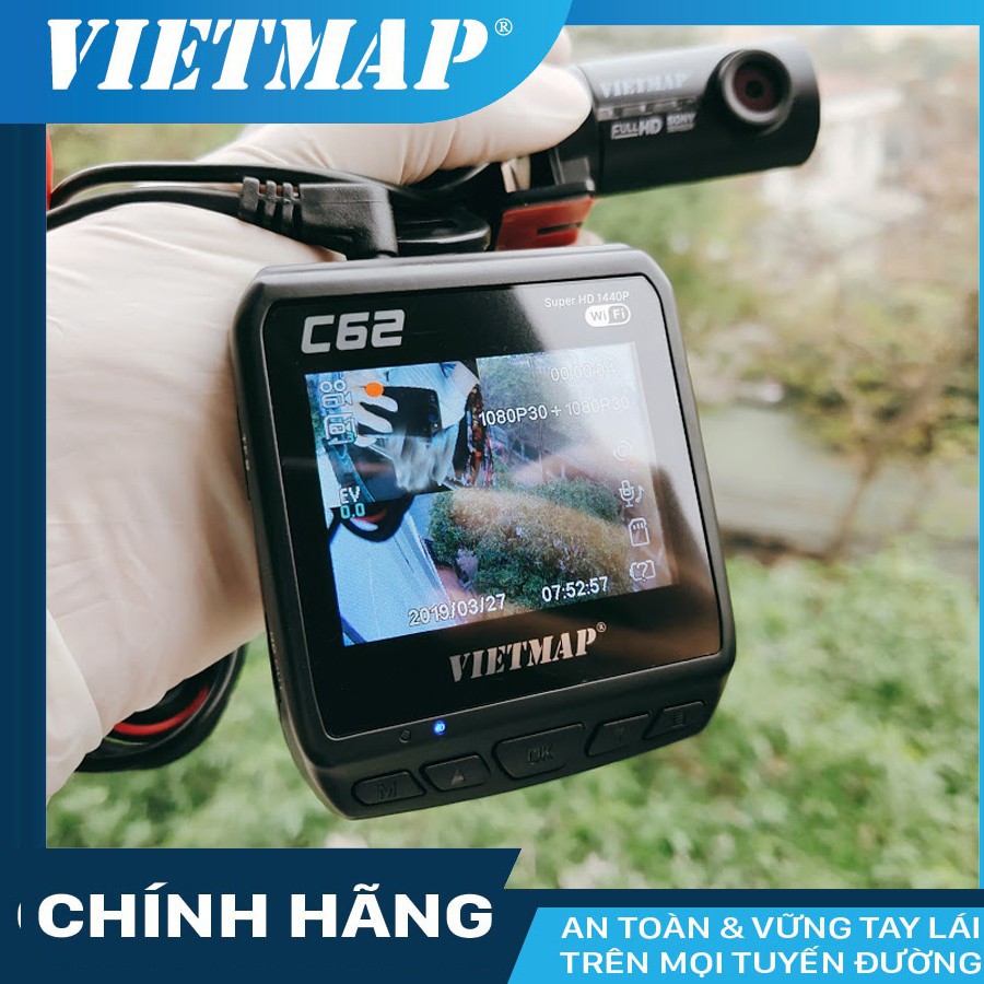 Camera hành trình ô tô Vietmap C62 + thẻ nhớ 32GB Class 10 | BigBuy360 - bigbuy360.vn