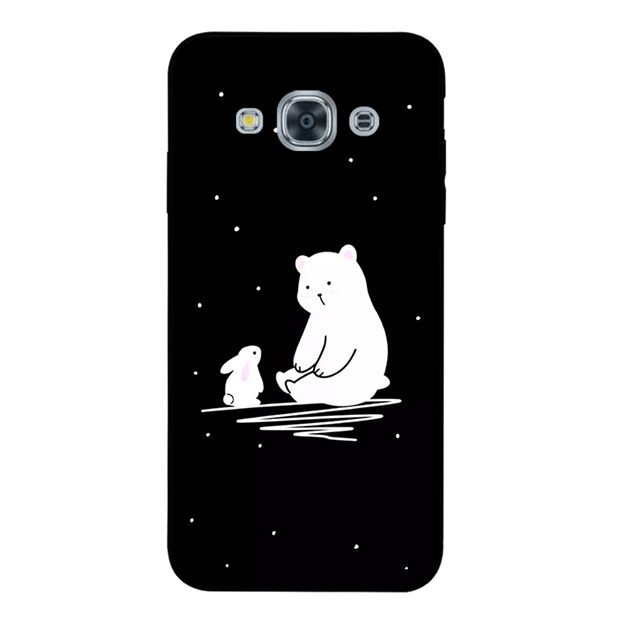 Ốp lưng điện thoại bằng silicone hình gấu trắng dành cho Samsung Galaxy J2 J3 J4 J6 J5 J7 Prime Pro Plus Duo 2017