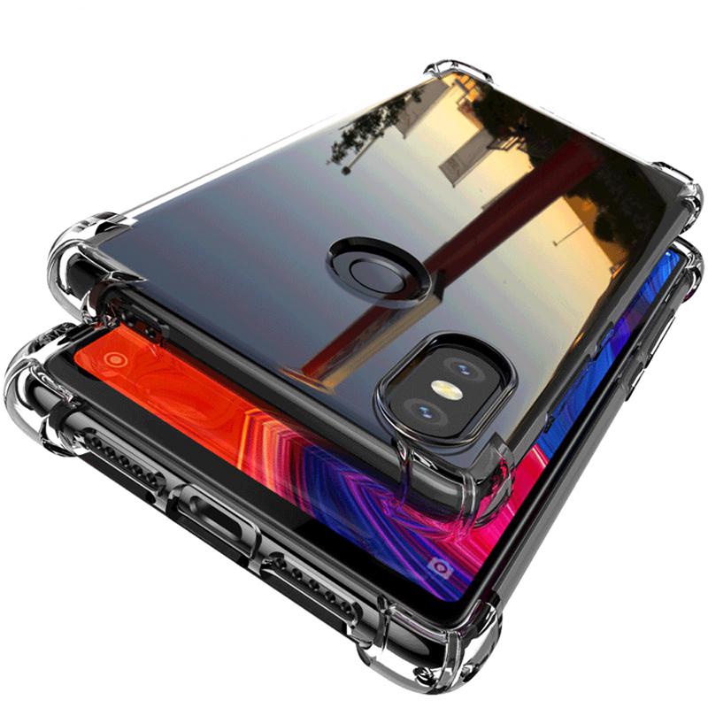 Ốp điện thoại trong suốt chống sốc tiện lợi dành cho Xiaomi Redmi Note 5 Pro 5A Prime 6