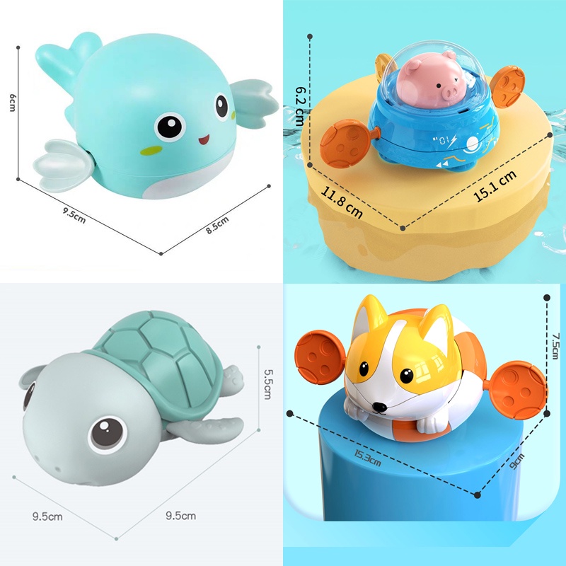Đồ chơi hình động vật hoạt hình dễ thương cho bé khi tắm/ đi biển