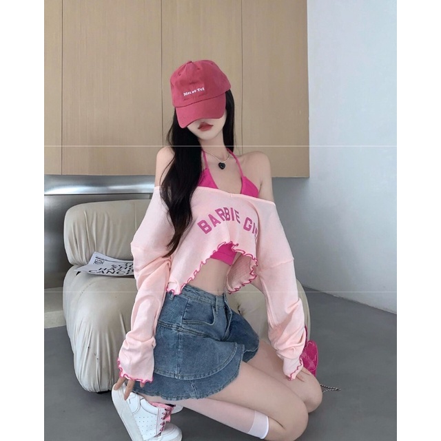 ÁO CRTOP SET 2 ÁO CHIZISHOP [ẢNH THẬT+ VIDEO] IN CHỮ DIỀN CHỈ CHIZISHOP