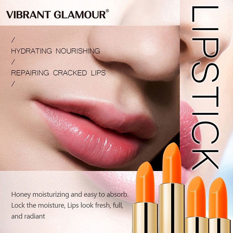 [Hàng Mới Về] VIBRANT GLAMOUR SON DƯỠNG MÔIHONEY NOURISH LIPSTICK CHIẾT XUẤT MẬT ONG DƯỠNG ẨM VÀ MÔI CHÓNG NẮNG 3.5g