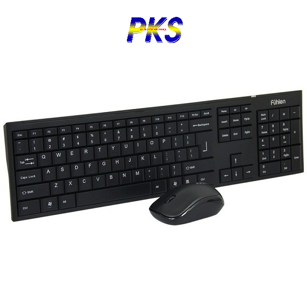 Bộ Bàn Phím Chuột Không Dây Fuhlen A120G USB-Wireless