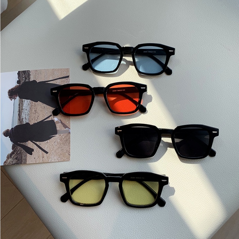 Kính mát gọng oval thiết kế thời trang phong cách Hàn Quốc cho nam và nữ