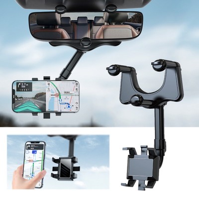 Giá đỡ điện thoại FONKEN hỗ trợ GPS gắn gương chiếu hậu xe hơi xoay linh hoạt 360°