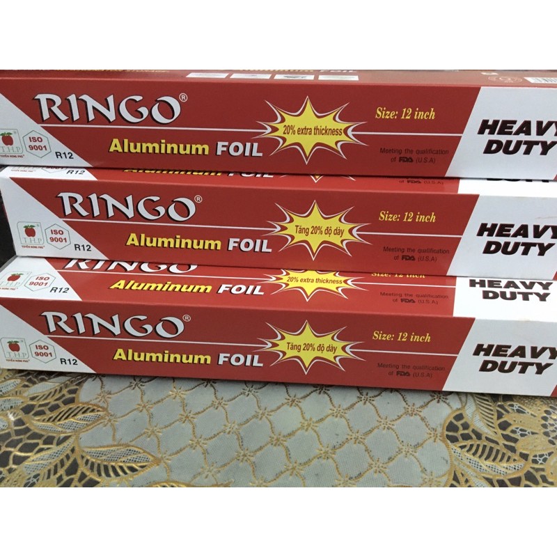 Giấy bạc nướng (màng nhôm) Ringo R12 kích thước (30cm x3.5m )