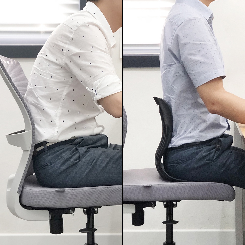 [CHÍNH HÃNG ABLUE] Ghế Curble Comfy chỉnh dáng ngồi đúng, chống gù. Hàn Quốc (Made in Korea). Màu đen