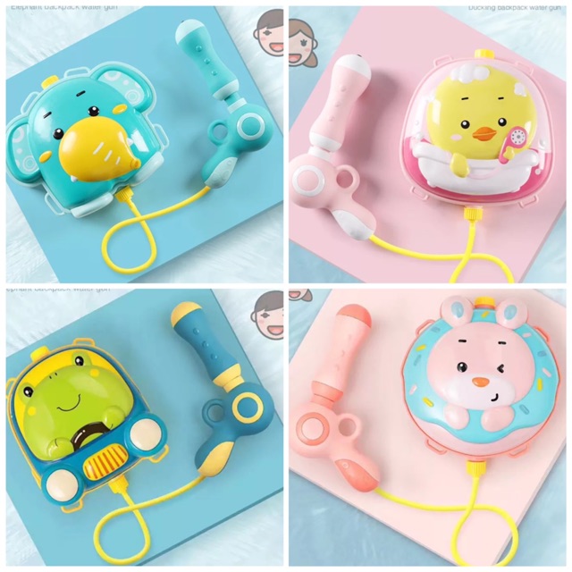 Đồ chơi súng nước kèm balo cho bé