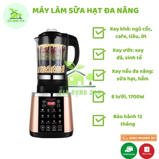 Mua Máy làm sữa hạt  nồi nấu đa năng   nồi nấu cháo chậm – Máy xay sinh tố đa năng – Bảo hành 12 tháng