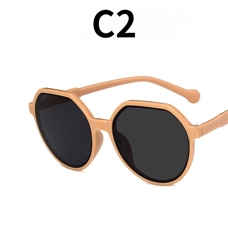 Kính Mát Gọng Tròn Nhỏ Kiểu Retro Hàn Quốc Cho Nữ