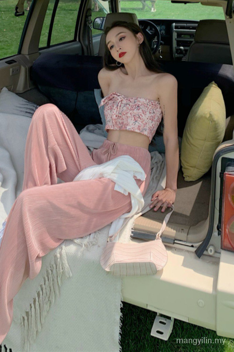 Set Áo Hoa Trễ Vai + Áo Khoác Cardigan + Chân Váy Xếp Ly Xinh Xắn Cho Nữ | BigBuy360 - bigbuy360.vn