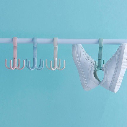 Móc treo đồ đa năng 4 móng xoay được