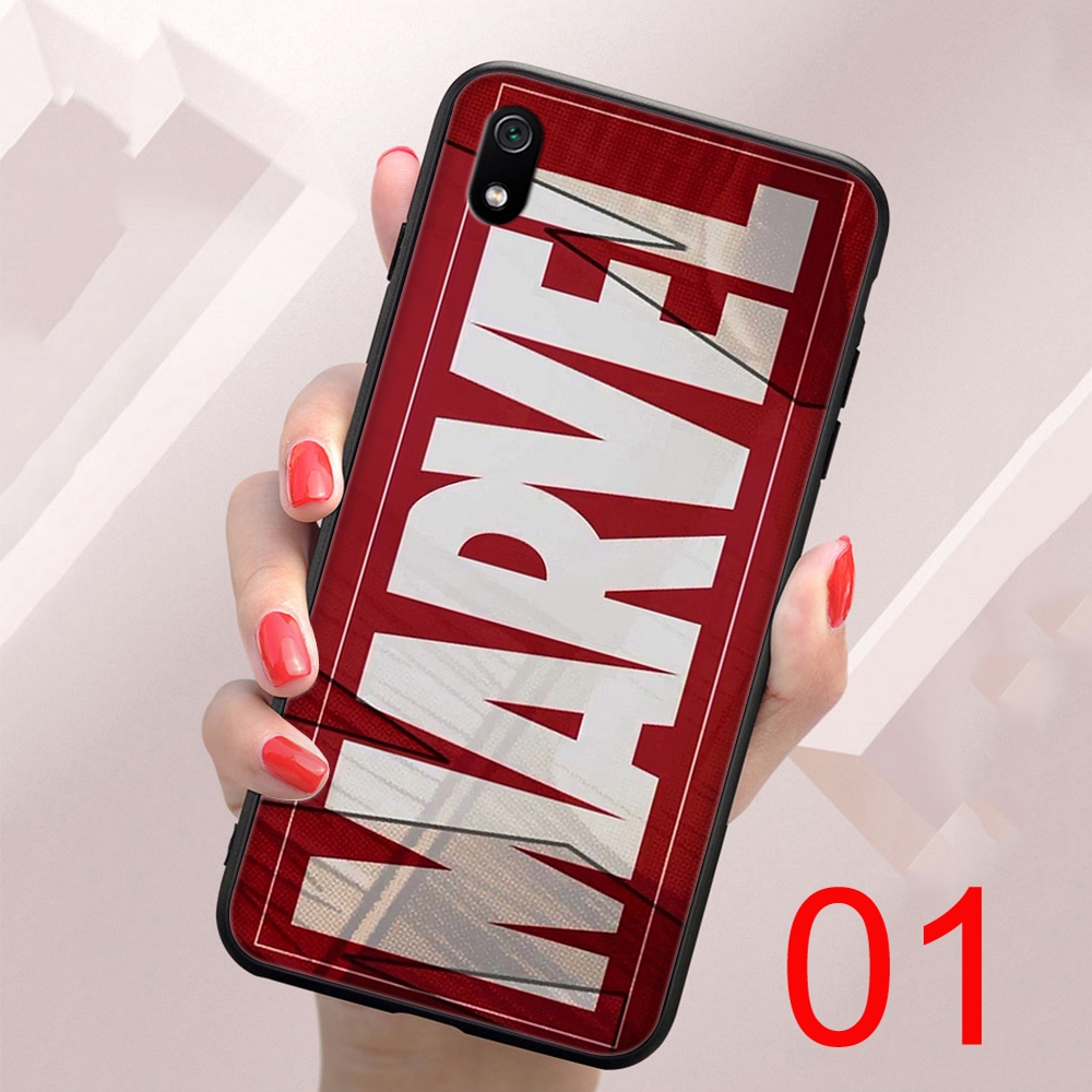 Ốp Lưng Mềm In Hình Truyện Tranh Marvel Cho Xiaomi Redmi Note 6 / 7 Pro / 6a / 7a