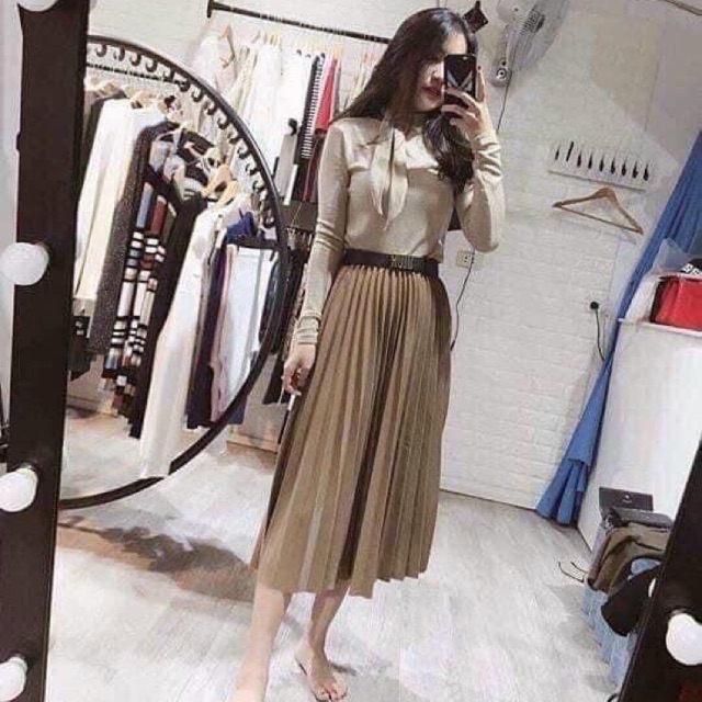 Chân Váy Xếp Li , Chân Váy Nữ