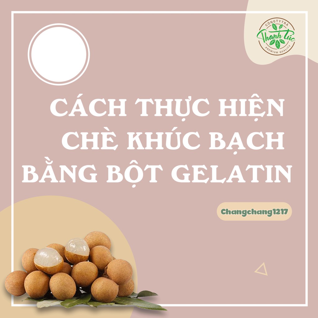 Bột Gelatin Làm Khúc Bạch Gói 100gr