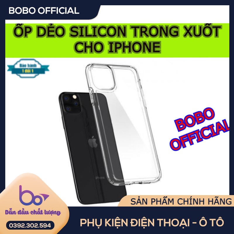 Ốp Điện Thoại Trong Suốt Chống Sốc Cho IPHONE X-XS-XR-XS MAX- 8 -7 -6- 6S PLUS -11 PRO MAX