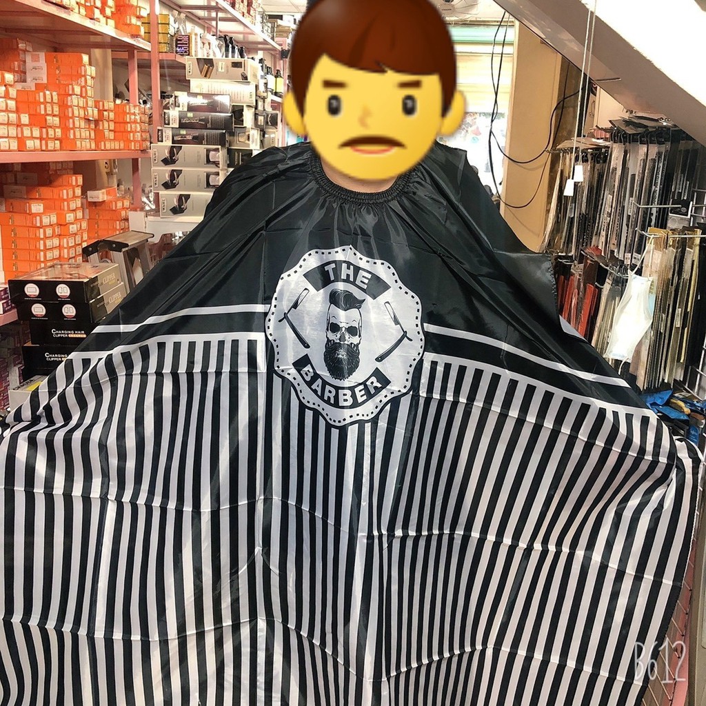 Aó choàng cắt tóc baber dành cho tiệm salon tóc