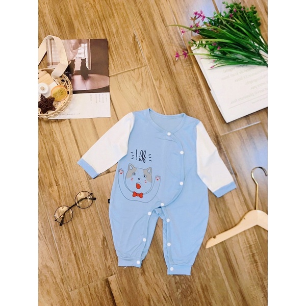 Body dài in hình thú,,chất vải thun lạnh cho bé trai và bé gái size