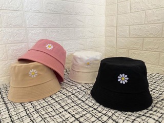 NÓN SỤP, NÓN CỤP THÊU DAISY BAMBOO BUCKET