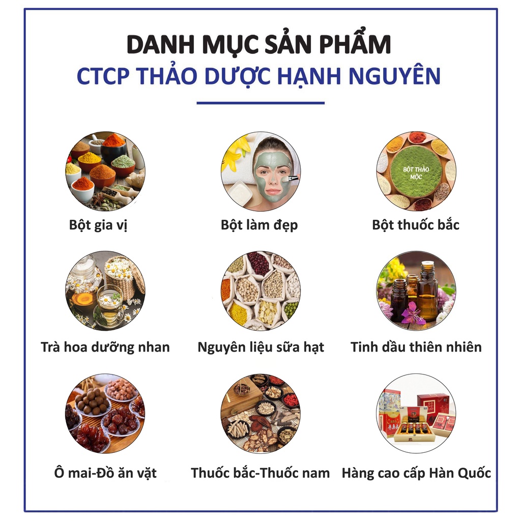 Bạch truật khô, nguyên chất 100g (hỗ trợ sức khỏe và làm đẹp) - Thảo Dược Hạnh Nguyên