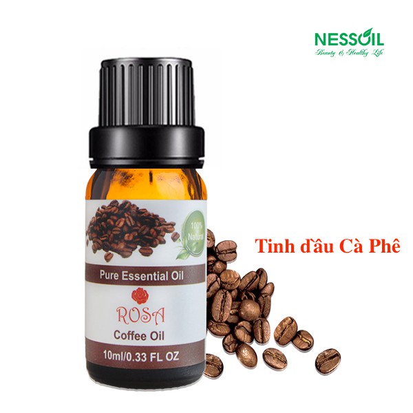 Tinh Dầu Cà Phê 10ml dùng xông phòng, khử mùi với máy khuếch tán & đèn xông tinh dầu