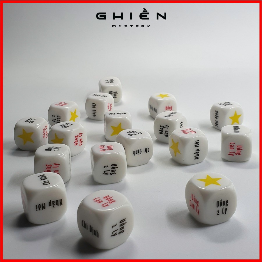 Xúc Xắc Xí Ngầu Uống Bia Rượu, Xí ngầu Ăn Nhậu Vui Nhộn, Xúc Xắc Uống Bia