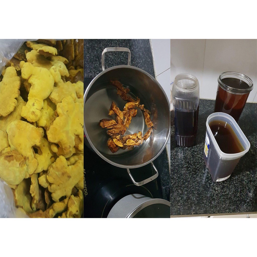 Nấm Thượng Hoàng Vàng Cao Cấp Hàn Quốc, Khay 500g