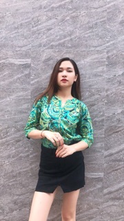 Áo so mi cổ trụ
