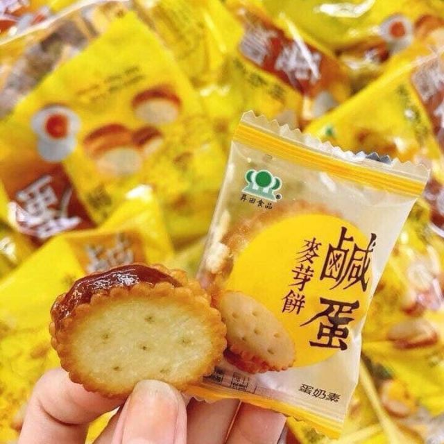 BÁNH QUY TRỨNG MUỐI ĐÀI LOAN 500G - DATE: 2022 | BigBuy360 - bigbuy360.vn