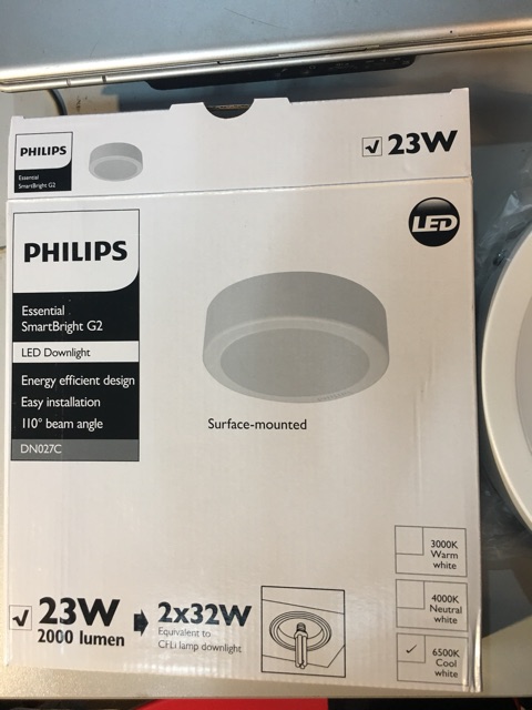 HÀNG CHÍNH HÃNG **Đèn ốp trần Philips 23w, 18w, 15w, 11w, đủ loại ánh sáng ** GIÁ CỰC TỐT BẢO HÀNH ĐỔI MỚI 2 NĂM**