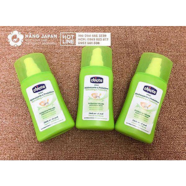 Xịt chống muỗi extra chicco ý100ml cho bé từ sơ sinh trở lên hàng chính - ảnh sản phẩm 3