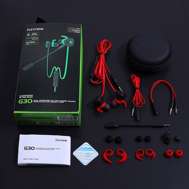 Plextone G30 | Tai Nghe Gaming Chống Ồn Có Mic Tháo Rời