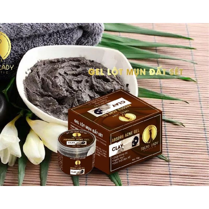 Gel lột mụn đất sét