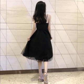 (R109) váy ulzzaang cổ v retro 5 lớp 4 size