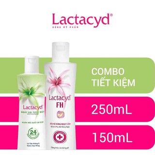 Bộ 2 Chai Dung Dịch Vệ Sinh Phụ Nữ Lactacyd Ngày Dài Tươi Mát 150ml + FH 250ml