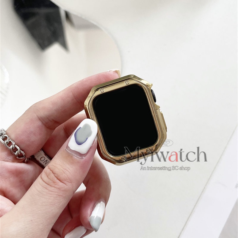 Ốp TPU Mềm Mạ Điện Bảo Vệ Cho Apple Watch 7 41mm 42MM 38MM iWatch 4 5 6 3 45mm 44MM 40MM