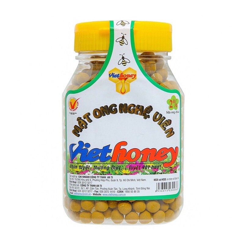 Nghệ Viên Mật Ong Viethoney 160g