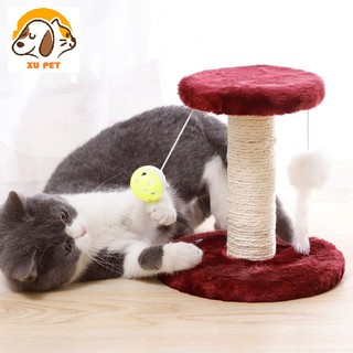 Trụ Cào Móng Cho Mèo Kèm Đồ Chơi