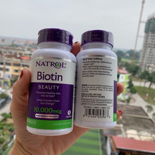 Viên uống biotin mọc tóc mẫu mới 1000mg