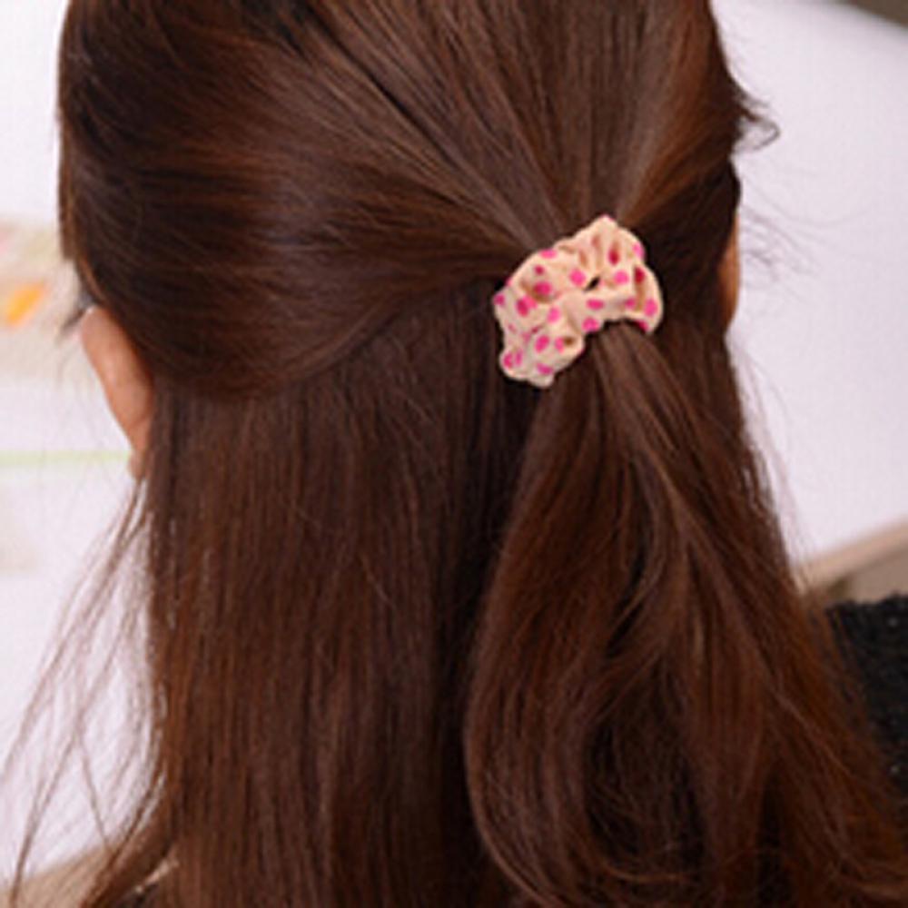 Bộ 10 Dây Cột Tóc Scrunchies Thời Trang Dành Cho Nữ