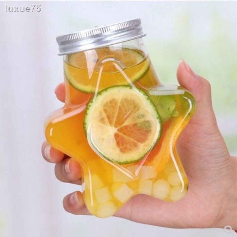 Bình nước hình gấuFREESHIPngôi sao nhựa 500ml siêu xinh cực phẩm hot hit