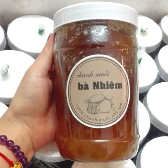 Chanh muối nhà làm Bà Nhiêm