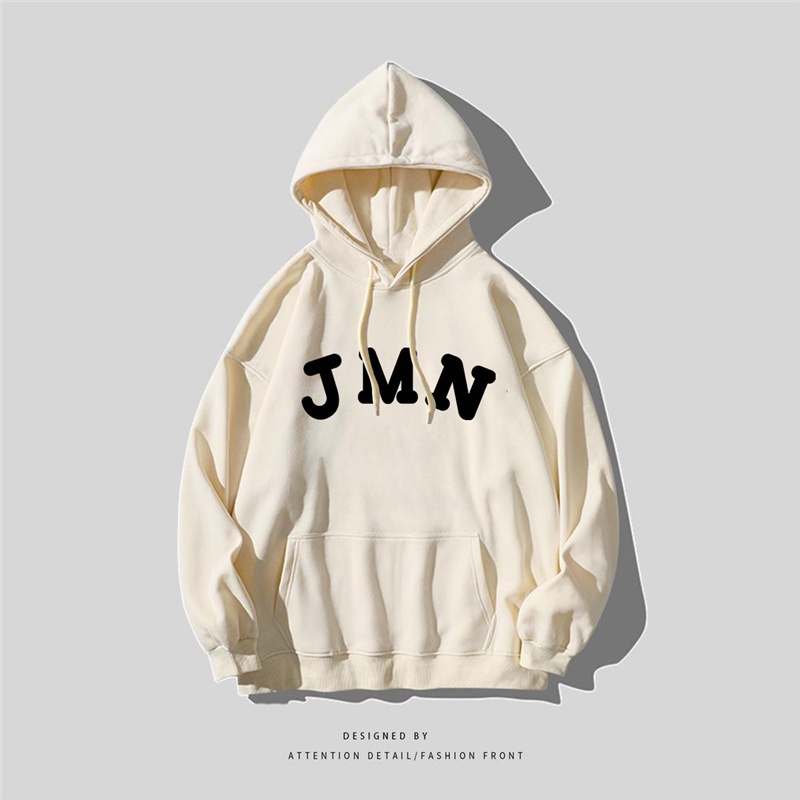 NRVP Áo Khoác Hoodie Tay Dài Dáng Rộng In Họa Tiết Phong Cách Hàn Quốc Dành Cho Nam Nữ
