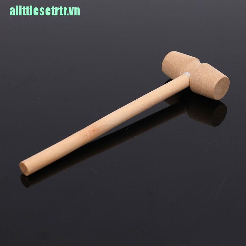 Set 10 búa gỗ đồ chơi mini thay thế dễ thương