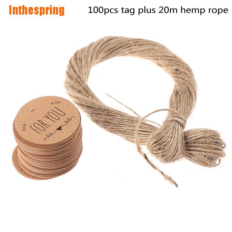 Set 100 Tấm Thẻ Giấy Cứng Dùng Trang Trí