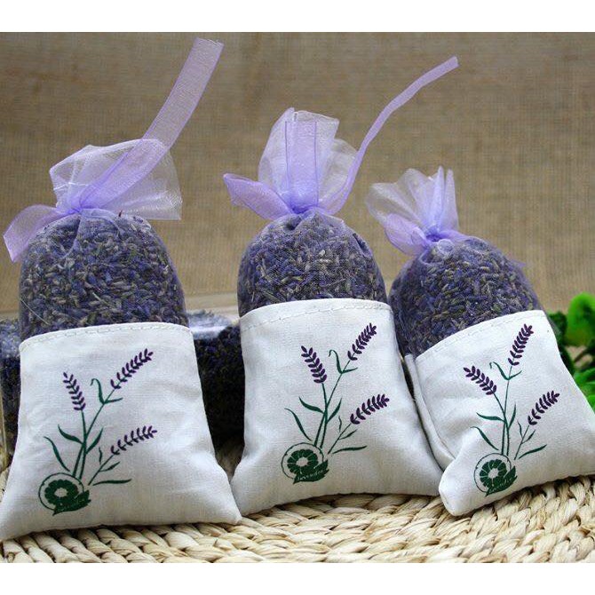 Túi thơm nụ Lavender (hoa oải hương) Pháp túi 18 &amp; 25g