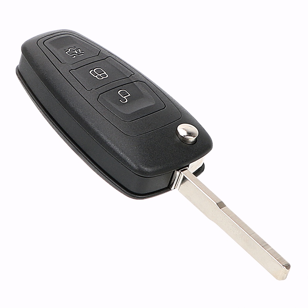 Vỏ chìa khóa điều khiển từ xa 2 nút bấm thay thế cho xe hơi Ford Focus 3 Fiesta Mondeo