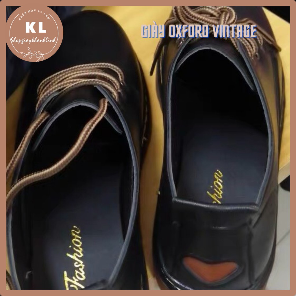 Giày oxford đế xuông có dây mũi tròn ( HÀNG SẴN FULL SIZE ) | BigBuy360 - bigbuy360.vn